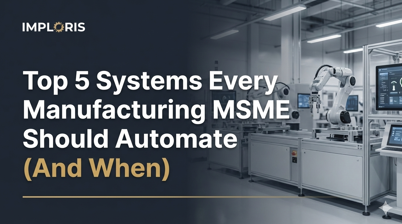 Systems MSMEs to automate